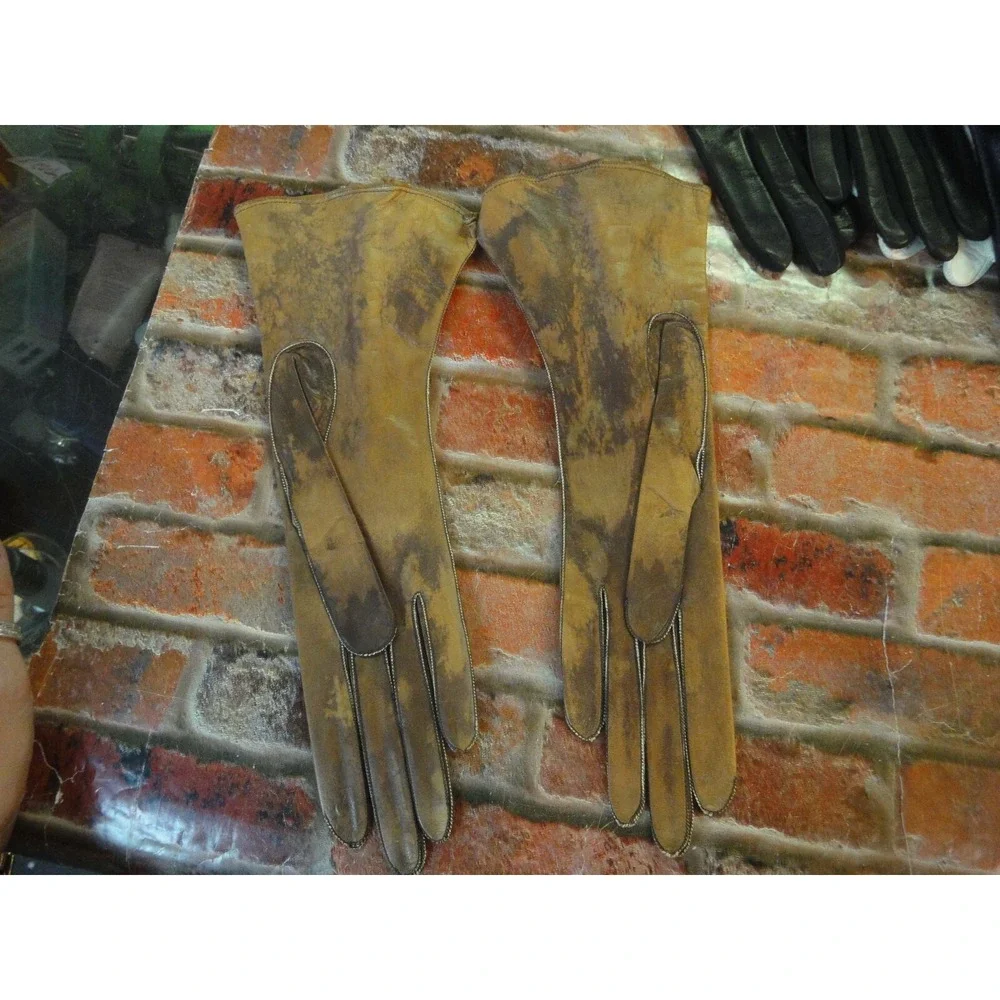 vintage Fownes Real KID 6 3/4 womens ladies gloves made in‎ czechoslovakia